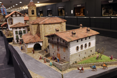 Fotos de la exposición de la Asociación de Belenistas de Pamplona en Baluarte