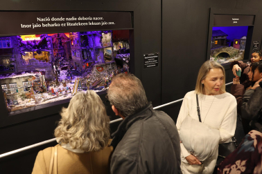 Fotos de la exposición de la Asociación de Belenistas de Pamplona en Baluarte
