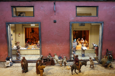Fotos de la exposición de la Asociación de Belenistas de Pamplona en Baluarte