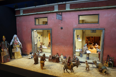 Fotos de la exposición de la Asociación de Belenistas de Pamplona en Baluarte