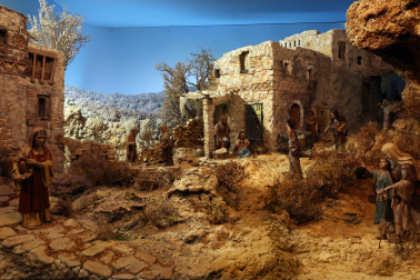 Fotos de la exposición de la Asociación de Belenistas de Pamplona en Baluarte