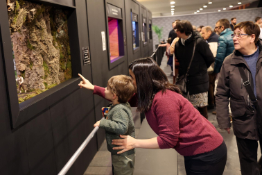 Fotos de la exposición de la Asociación de Belenistas de Pamplona en Baluarte