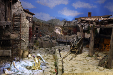 Fotos de la exposición de la Asociación de Belenistas de Pamplona en Baluarte