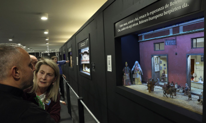 Fotos de la exposición de la Asociación de Belenistas de Pamplona en Baluarte