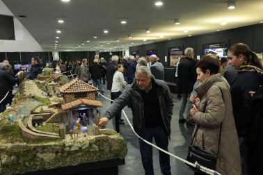 Fotos de la exposición de la Asociación de Belenistas de Pamplona en Baluarte