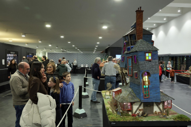 Fotos de la exposición de la Asociación de Belenistas de Pamplona en Baluarte