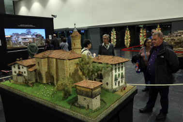 Fotos de la exposición de la Asociación de Belenistas de Pamplona en Baluarte