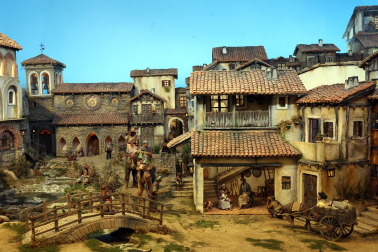 Fotos de la exposición de la Asociación de Belenistas de Pamplona en Baluarte