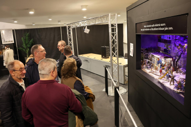 Fotos de la exposición de la Asociación de Belenistas de Pamplona en Baluarte