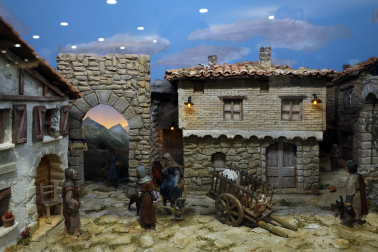 Fotos de la exposición de la Asociación de Belenistas de Pamplona en Baluarte