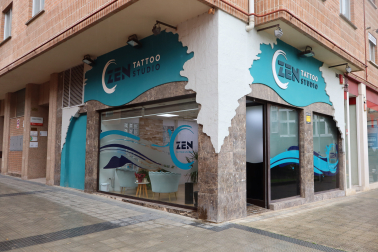 Fachada de Zen Studio Tattoo, en Pamplona