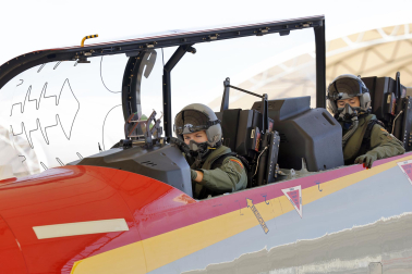 Fotos de la princesa Leonor en su primer vuelo en solitario