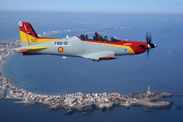 Fotos de la princesa Leonor en su primer vuelo en solitario