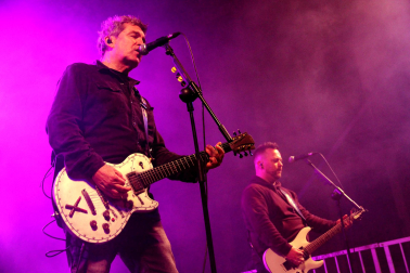 Foto del concierto del grupo de Alfredo Piedrafita (ex de Barricada) en la gira Siempre Barricada en Tudela