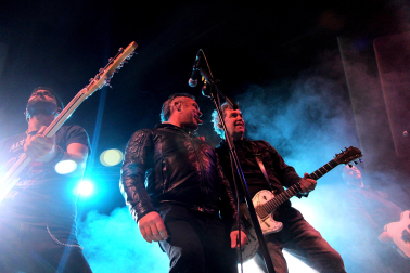 Foto del concierto del grupo de Alfredo Piedrafita (ex de Barricada) en la gira Siempre Barricada en Tudela