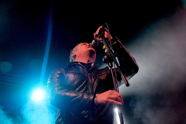 Foto del concierto del grupo de Alfredo Piedrafita (ex de Barricada) en la gira Siempre Barricada en Tudela