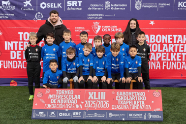 DOÑA MAYOR. El equipo lo forman Oier Matillas, Cheik Abodoul Sow, Jheiden Andrés Zapata, Demir Azisor, Diego Martínez, Marco Pinillos, Sergio Ugal, Izan García, Hugo Icardo, Oihan Murillo, Sohaib Laoulaou, Jon Pérez, Eder Zabalza, Rubén Hernández.