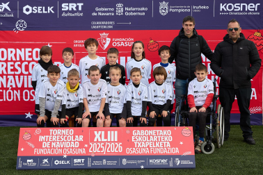 REMONTIVAL. El equipo está integrado por Mateo Roca, Enzo Sanz de Galdeano, Ian García, Amets Fernández, Enara Arbizu, Oinatz Ausejo, Markel Zugasti, Julen Martínez, Adrián Piérola, Markel Sáez de Jauregui, Aroa Prados, Asier Gárriz, Ekai Ollobarren.