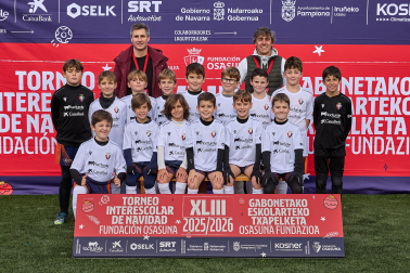 LICEO MONJARDÍN. El equipo lo forman Luca Sorbet, Hugo Antúnez, Mateo Jiménez, Ibai Irigoien, Ibai Barberena, Unax González, Daniel Oñatevia, Mikel Fernández, Marc Herrera, Alejandro Andueza, Álvaro Antúnez, Iñigo Lusarrera, Alex Gutiérrez, Hodei Yanguas, Marcos Beroiz.