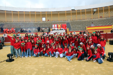 Fotos del recibimiento de Papá Noel en Tudela.