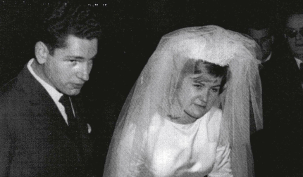 Fotografía de la boda hace 61 años