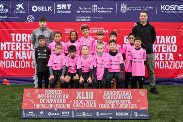 MENDIALDEA I. El equipo lo forman Chakir Abassi, Martín Rubias, Jonay Jiménez, Elías Silva, Hodei Mikunda, Aimar Rodríguez, Liam D’Angelo, Dario Delyanov, Ali Nosfi El Khanfori, Mohamed Ali Haddioui, Bruno Pasaca, Daryek Espinosa, Javier Garatea, Martin Ivanov, Iyad Jarmouni, Dustin Parra, Yarey Alejos Moreno, Adrián Sainz.