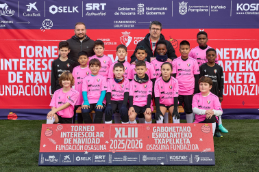 SANTA RAFAELA MARÍA. El equipo lo forman Javier Sieiro, Hugo Artola, Odei Jaso, Vega López, Enoch David, Daniil Porozinschii, Izan Ortega, Andrea Benedé, Gabriel Eghosasese, Julen Proenca, Martín Román, Dominion Ogbonnaya, Godwill-Nosakhare, Javier Fernández, Axel Snaider y Nicolás Mateo.