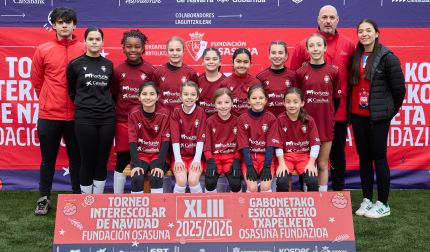 SAN IGNACIO JESUITAS. El equipo lo integran Martina Romo, Carlota Goñi, Saleth Valentina Vásquez, Sara Alonso, Vayoleth Yuribeth González, Justina Mangue, Isabella Rezende, Iris Aleixandre, Carla Heredia, Micaela Sanciñena, Ane Rodríguez, Sara Moreno, Lucía Pérez, Lucía Ortiz, Haroa Morea, Lucía Gómez.