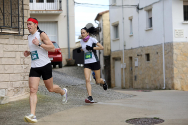 Participantes en la I Carrera de los Inocentes en Ayegui celebrada este domingo,  28 de diciembre
