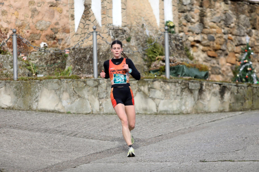 Participantes en la I Carrera de los Inocentes en Ayegui celebrada este domingo,  28 de diciembre