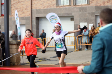 Participantes en la I Carrera de los Inocentes en Ayegui celebrada este domingo,  28 de diciembre