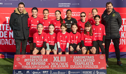 MATER DEI. El equipo lo forman Laura Pagola, Enara Echávarri, Lidia Gil, Leire Gil, Irati Barbarin, Vera Oyeregui, Mara Cambra, Alba Armendáriz, Amelia Guajardo, Ane Aisa, Ainhoa Morales, Saioa Sola, Olalla Suero.