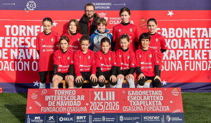 LIZARRA. El equipo lo integran Joane Álvarez de Eulate, Garazi Barbarin, Ainara Berasain, Haizea Bergara, Arhane Osés, Elene Casas, Naiara Erro, Araia Martínez, Lucía Martínez, Nagore Nafarrate, Haizea Cabero, Lur Ochoa, Ariane Roitegui, Arrate Zabala.