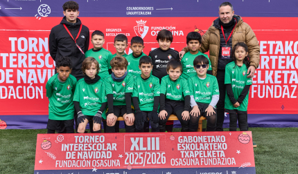ERMITAGAÑA. El equipo lo forman Laia Mikaela, Jefferson Martin, Mathias Mario, Hunai Guzmán, Beckham Snayder, Sasha Mendive, Ender de la Paz, Jorge Blanchart, Kerim Zaimov, Markel Andion, Simeon Valencia, Milan Noriel y Pietro Martínez.