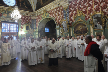Misa de clausura del año santo jubilar en la catedral de Pamplona.