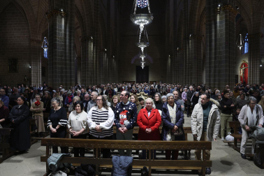 Misa de clausura del año santo jubilar en la catedral de Pamplona.