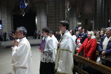 Misa de clausura del año santo jubilar en la catedral de Pamplona.