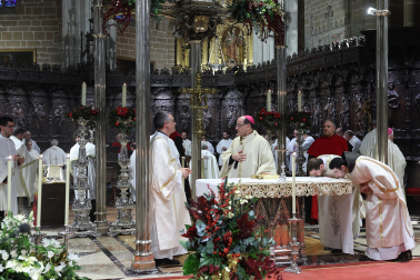 Misa de clausura del año santo jubilar en la catedral de Pamplona.