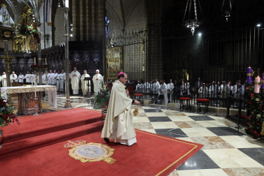 Misa de clausura del año santo jubilar en la catedral de Pamplona.