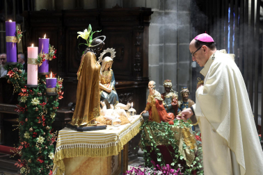 Misa de clausura del año santo jubilar en la catedral de Pamplona.