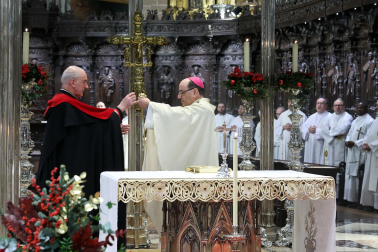 Misa de clausura del año santo jubilar en la catedral de Pamplona.