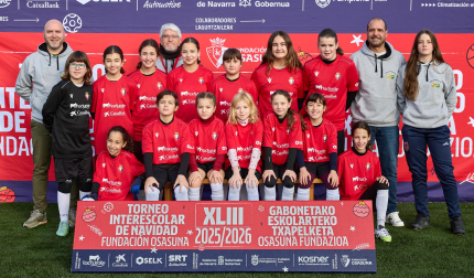 HERMANAS ÚRIZ PI. El equipo lo forman Wiebke Sophie Iribarren, Maider Ortigosa, Lola Margara, Aitana Pascal, Naiara Monasterio, Iune Ortigosa, Aitana Larumbe, Naroa Sesma, Irene Arriola, María Sobejano, Uxue Baigorri, Irene Luna, Anne Lasunción, Tina Bifolco, Amina Feddi Demri.