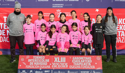 MENDIALDEA I. El equipo lo integran Sophia Lima, Safae Bennacer, Rocío Martínez, Ashley Velásquez, Valentina Vladimirova, Aylin Zyuret, Saray Elif Páez, Romaysae El Mansouri, Lucía Lallana, Hiba El Ouardi, Salsabil Boudiaf, Wiam Haddioui, Andrea Lema, Jalila Achchmam, Haizea Aramendía, Maroua Bennacer, Isabel Damas, Danna Velásquez.