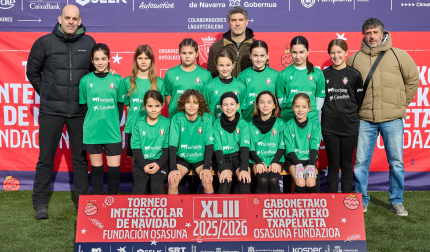 DOÑA MAYOR. El equipo lo integran Ainara Los Arcos, Amaya Echegoyen, Naroa Ruiz, Aroa Jiménez, Aroa Gonzalo, Uxué Pascal, Lucía Samper, Ekhiñe Zunzarren, Irene Pérez, Uxué Iglesias, Martina Fernández, Daniela Fernández, Maitane Unanua.