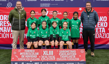 ELÍAS TERÉS SÁDABA. El equipo lo integran Hidaya Rhazzar Ait, Marwa Mihad, Imniya Chtoukai, Carolina Barcos, Daira Labiano, Hidaya Mohati, Norham Belqadi, Judith Ulzurrun, Amara Fernández, Marina Sádaba, Lorea Losarcos, Hajar Smaoui, Hajar Mazioud, Daniela Gómara, Nouram Hachoum.