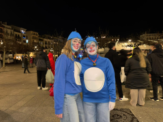 Foto de los disfraces de Nochevieja 2025 en Pamplona.