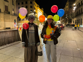 Foto de los disfraces de Nochevieja 2025 en Pamplona.