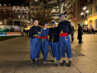 Foto de los disfraces de Nochevieja 2025 en Pamplona