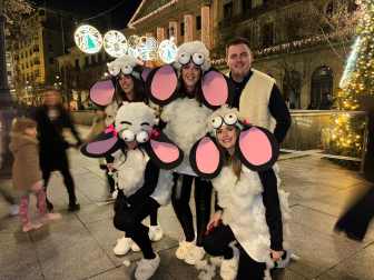 Foto de los disfraces de Nochevieja 2025 en Pamplona