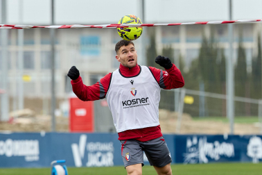 Fotos del primer entrenamiento del año de Osasuna en Tajonar.